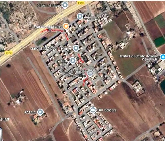 Parcelle de terrain à Nuzha Soualem Tarifiya