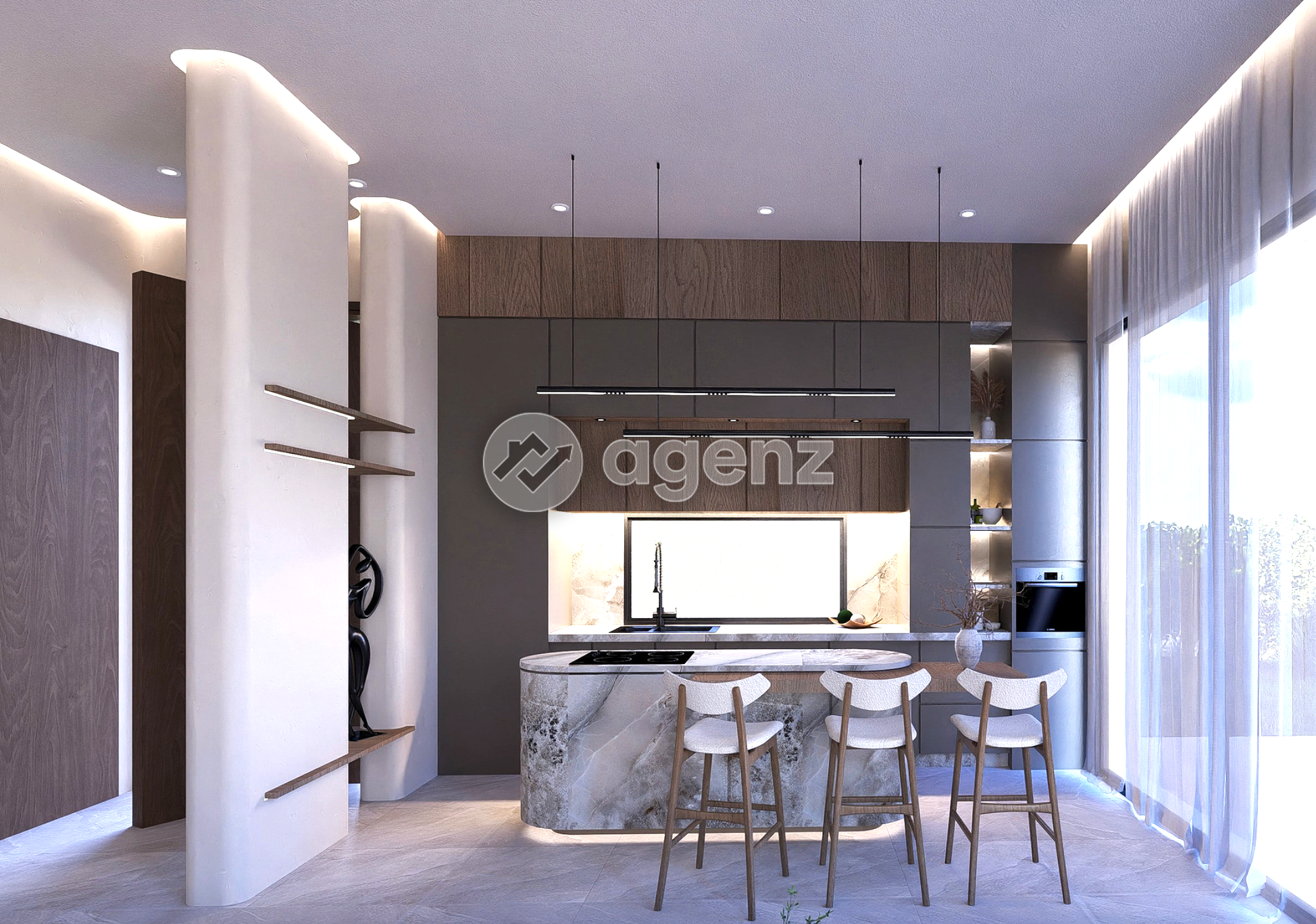 MROAD PARK Projet de 22 Élégant Villa plain pieds  de 4 chambres à vendre à Route d'Amizmiz — 4