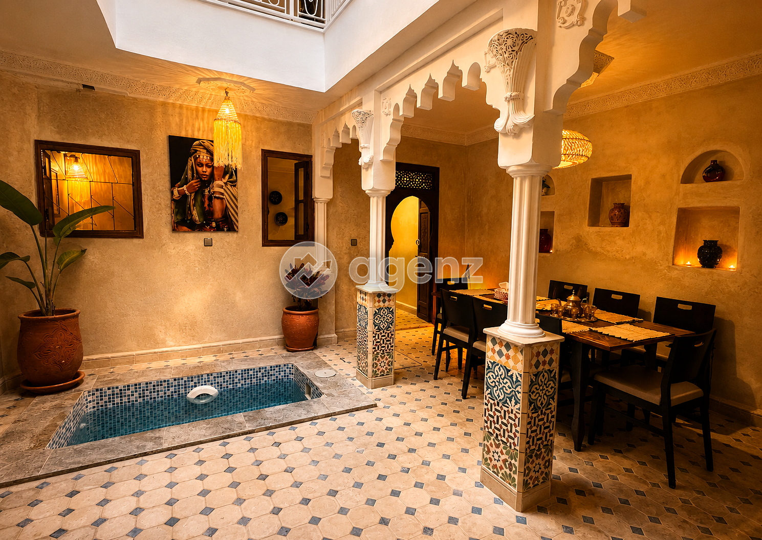 Riad de Charme 5 Chambres au Cœur de la Médina Sidi Ayoub à Vendre — 5