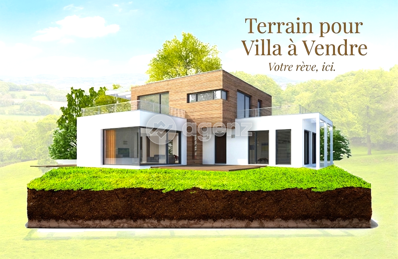 Lots de Terrain pour Villas Isolées Haut Standing Avec Vue Atlas
