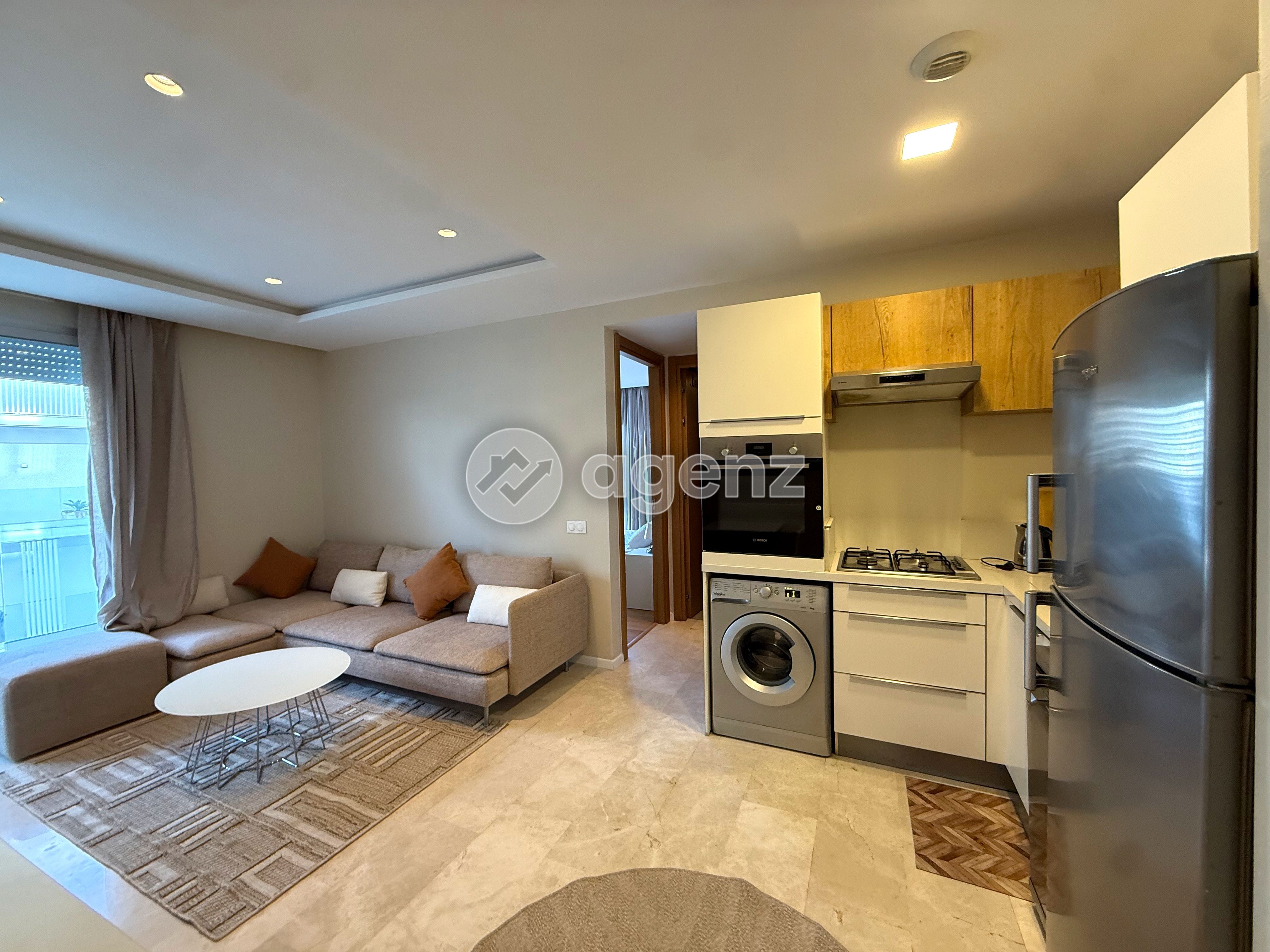 Élégant studio meublé de 1 chambre à louer à Casablanca Finance City