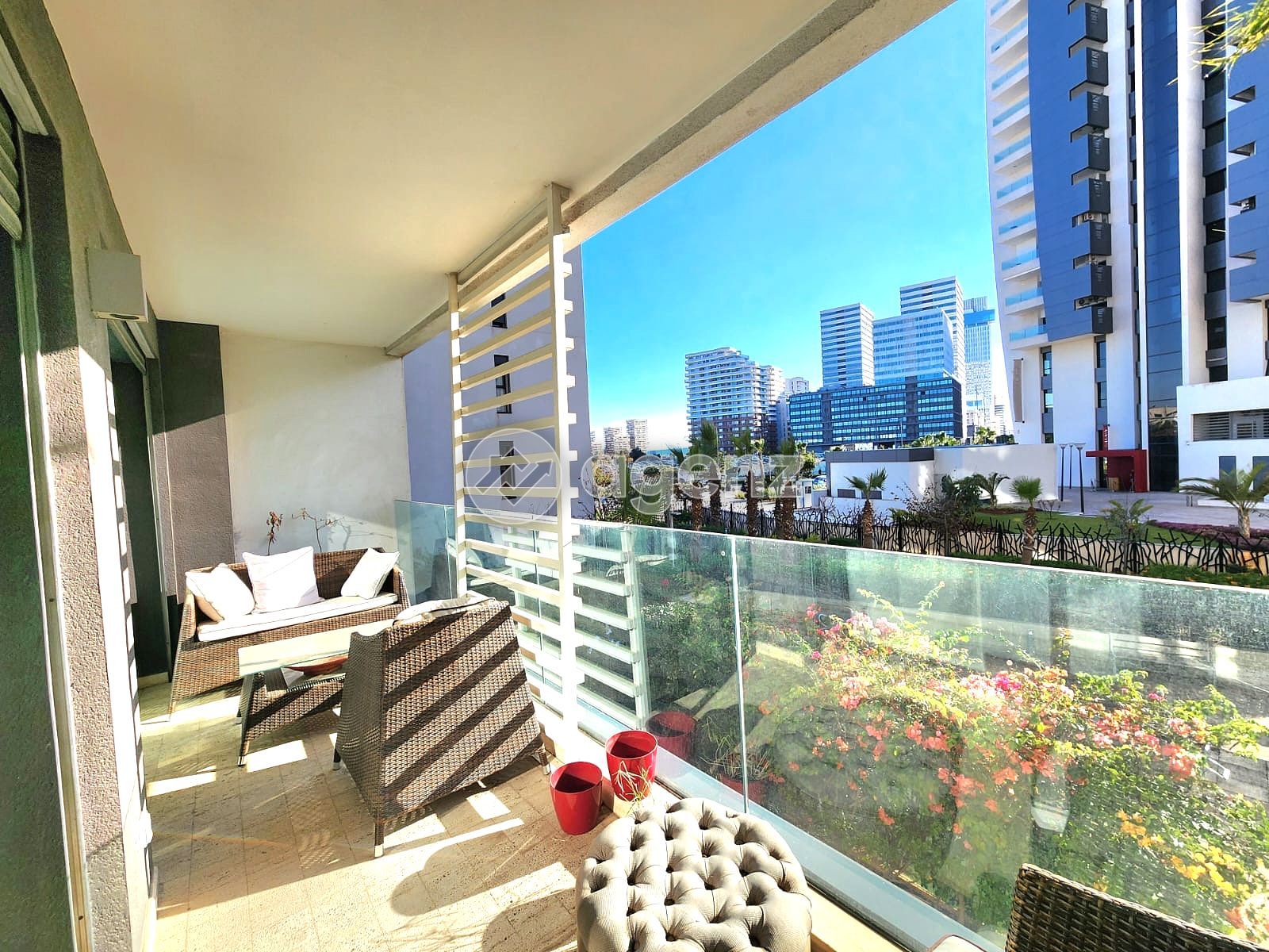 Appartement de 2 chambres à louer à Casablanca Finance City