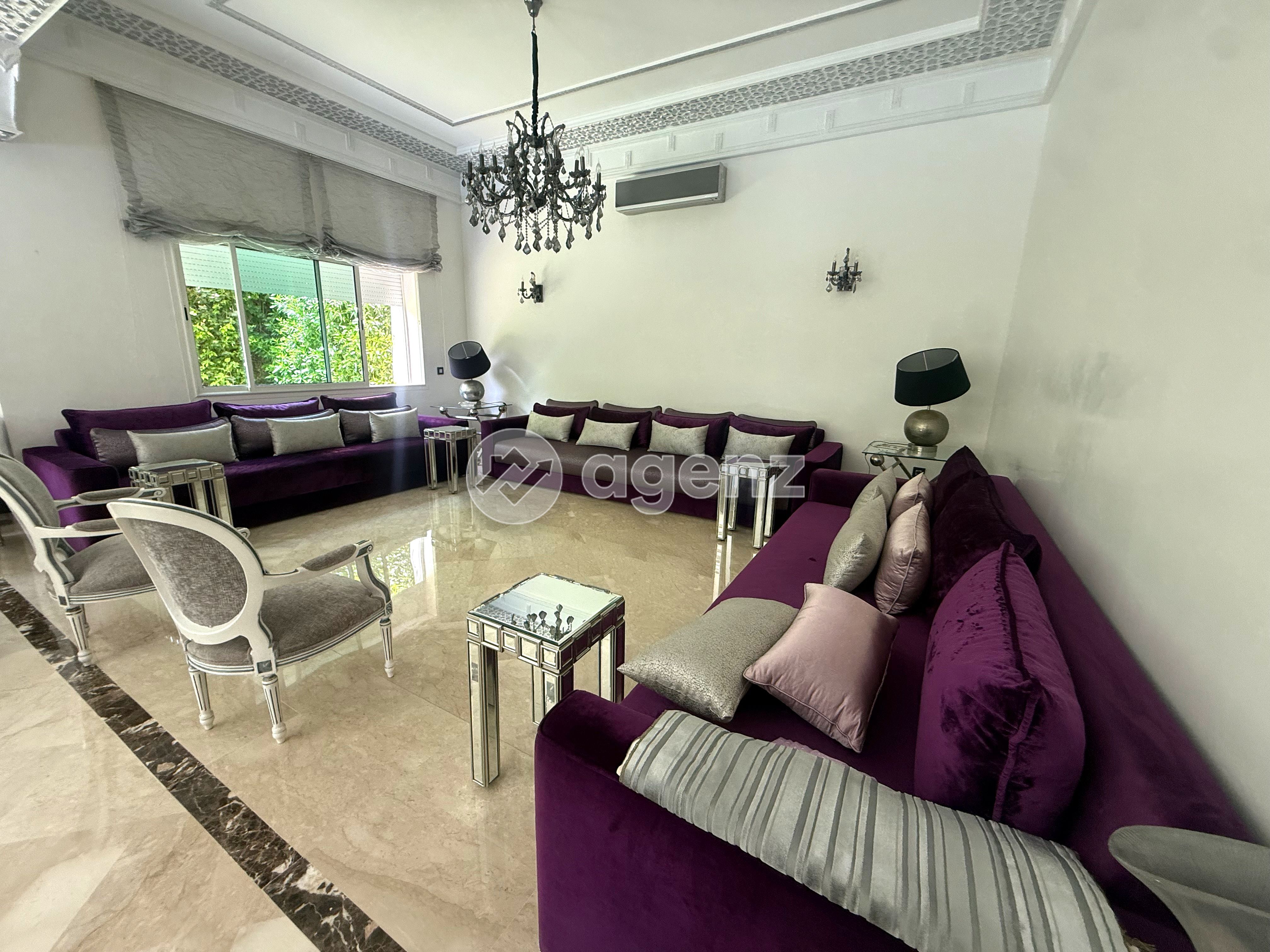 Villa meublé de 4 chambres à louer à Ain Diab  — 2