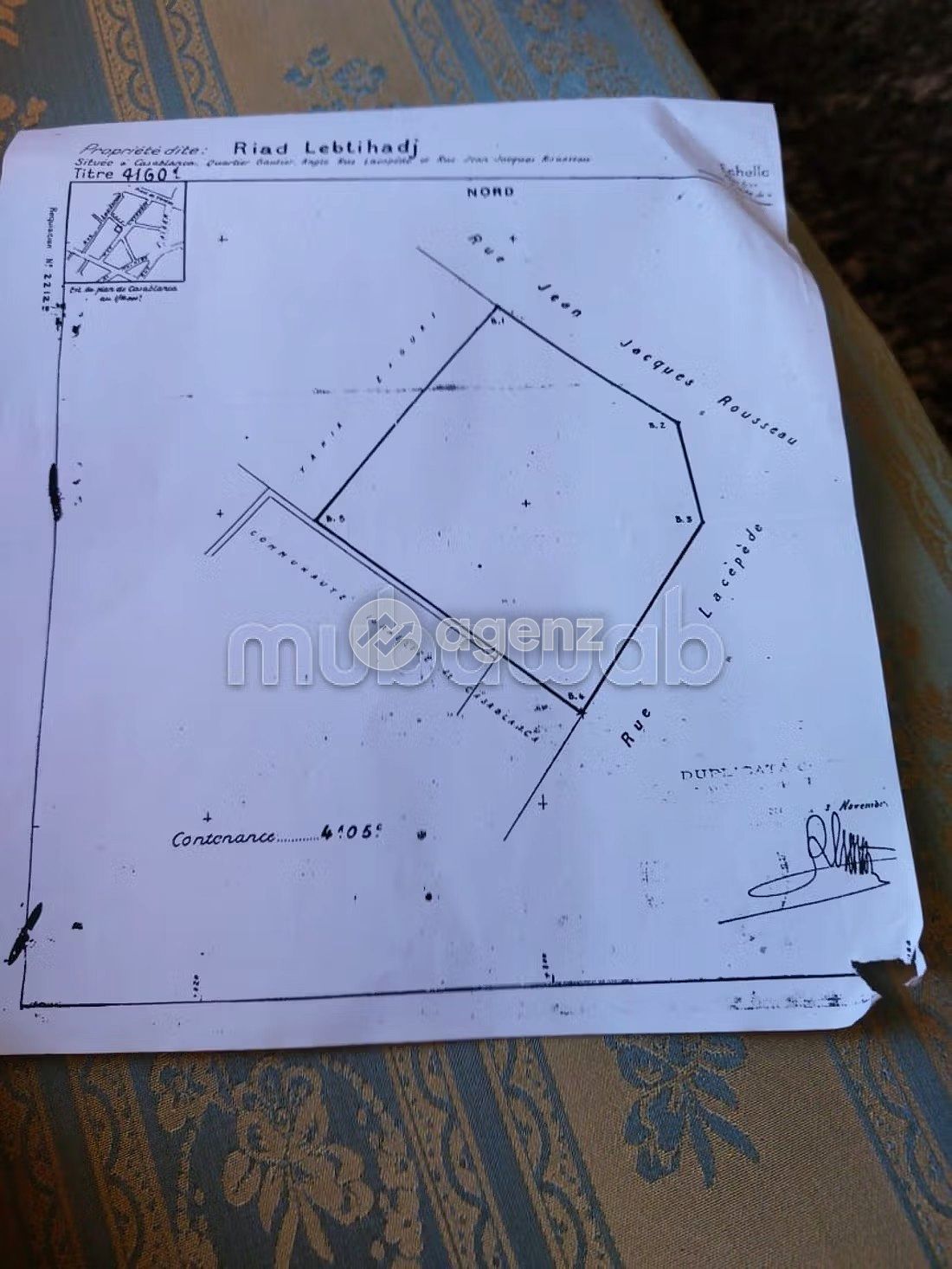 Terrain à Casablanca zone immeuble Hay Gauthier — 2