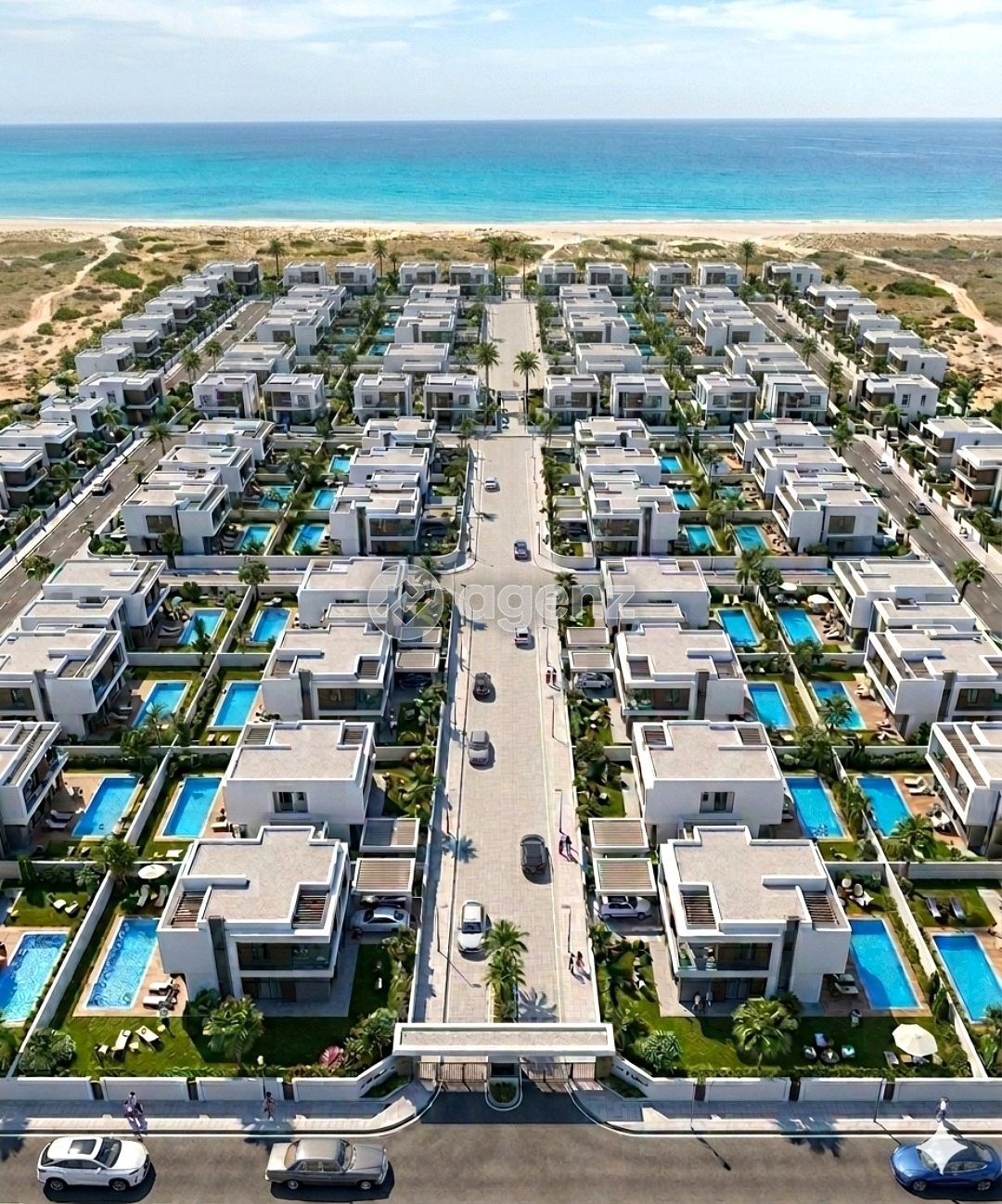Terrains à vendre sur la route Ashqar, zone des villas — 2