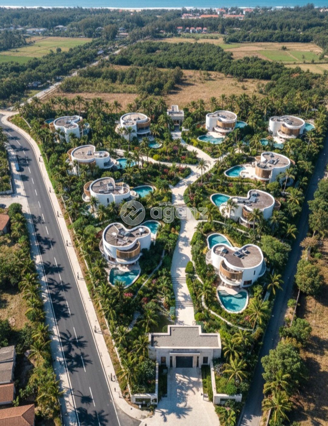 Terrains à vendre sur la route Ashqar, zone des villas — 3