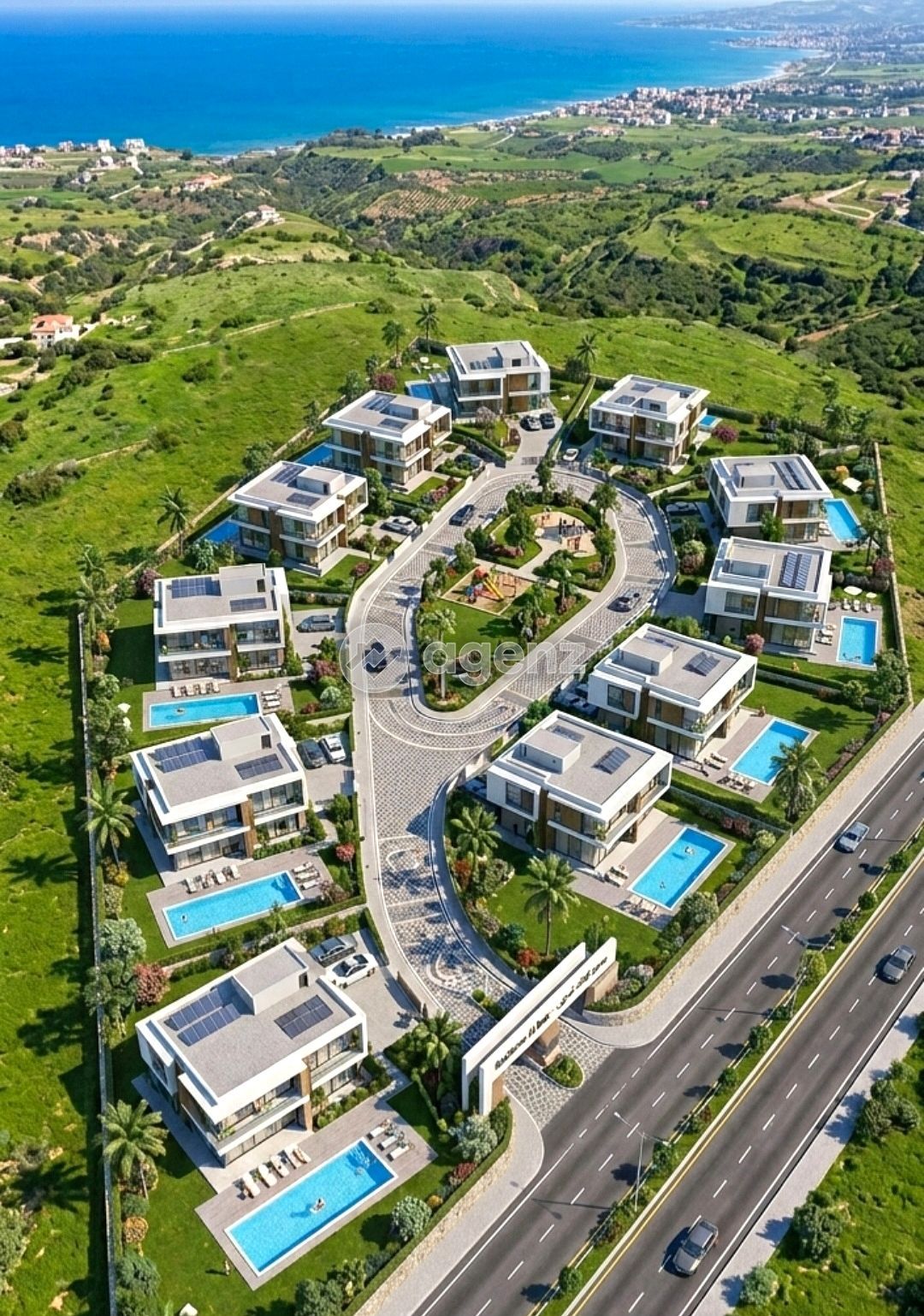 Terrains à vendre sur la route Ashqar, zone des villas — 5