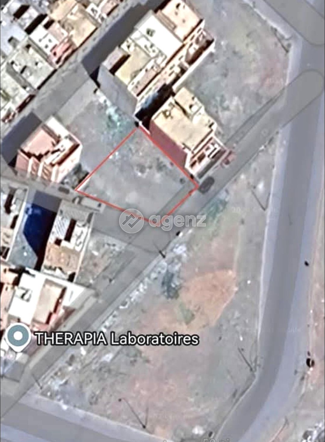 Terrain Villa titré à vendre – Mhamid 9 Marrakech – 351 m² – 3 façades