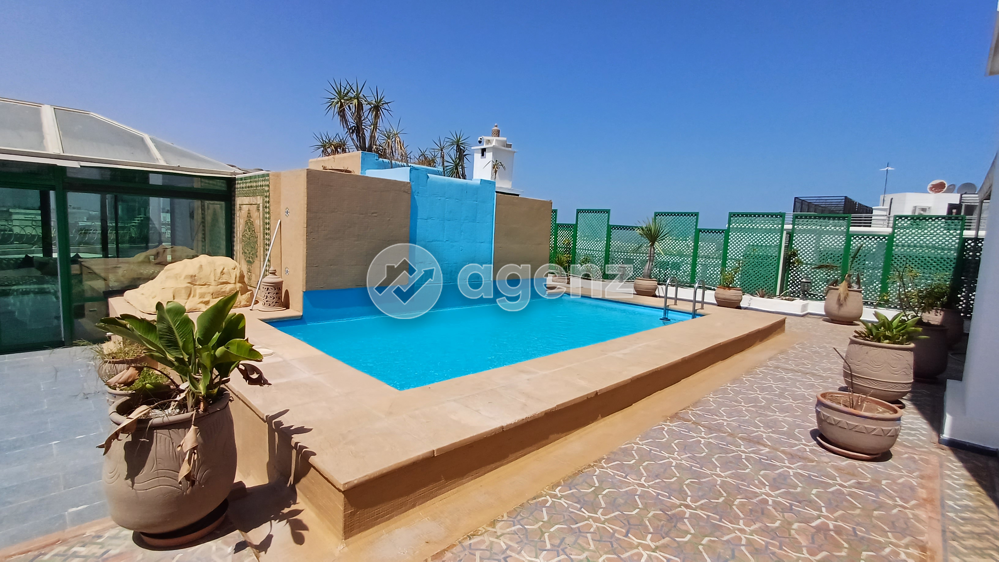 Appartement d'exception avec piscine au cœur de Hay Riad — 2