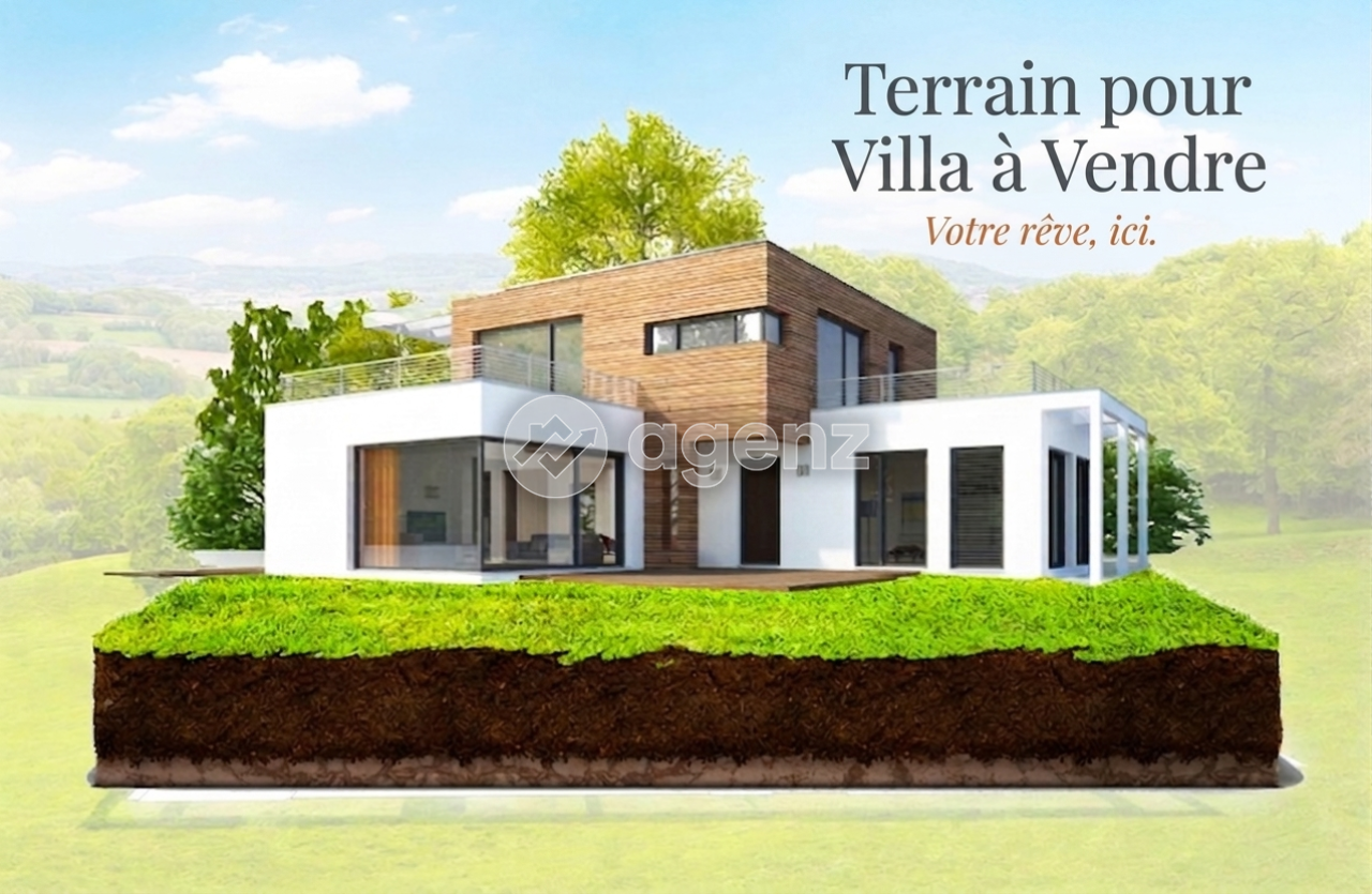 Lot de terrain pour construction villa à Chrifia